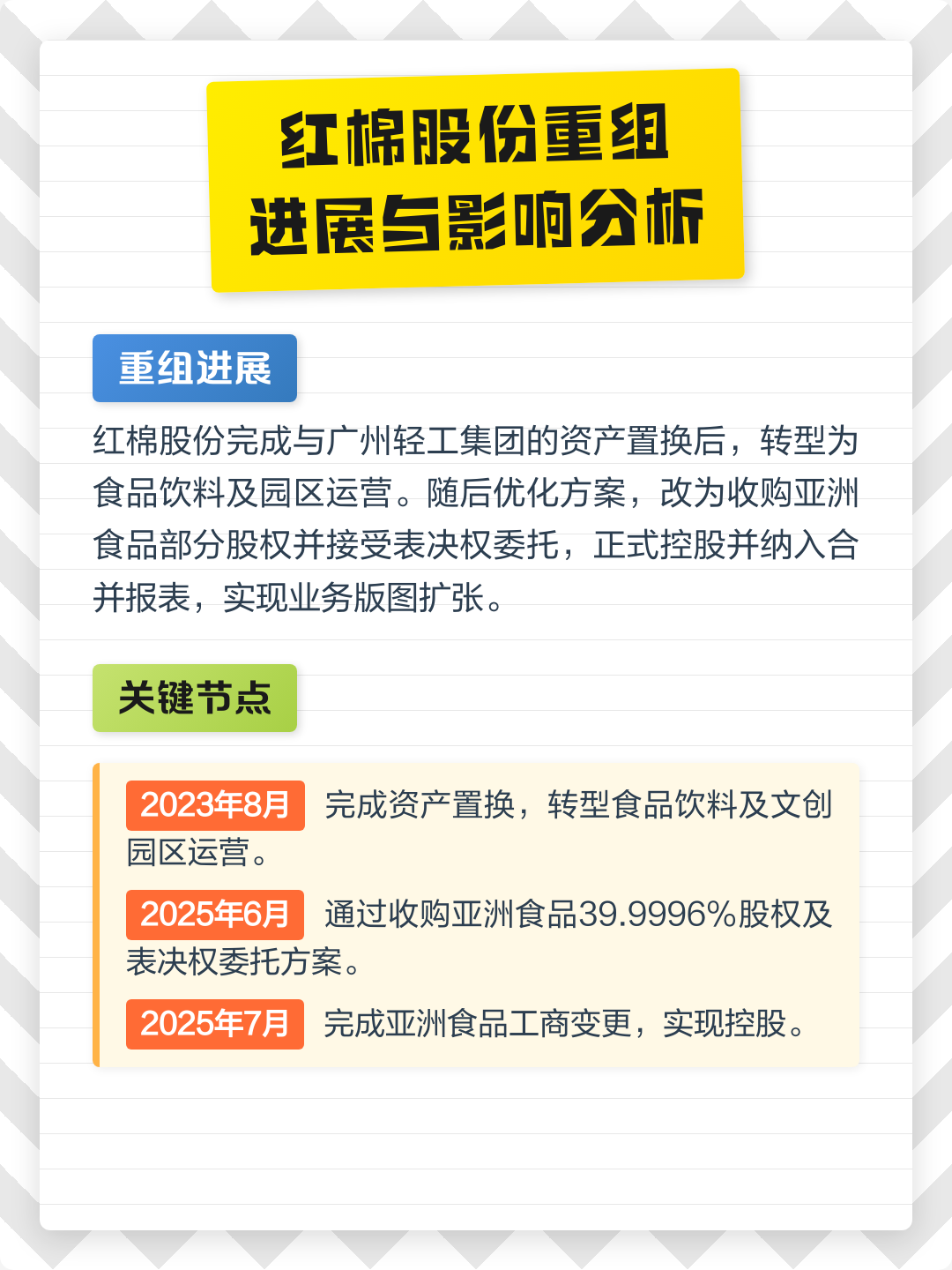 广元市食品资产重组(食品资产重组案例)
